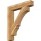 Ekena Millwork Balboa Block Rough Sawn Bracket, Western Red Cedar, 6"W x 38"D x 44"H BKT06X38X44BOA05RWR - alternate 1
